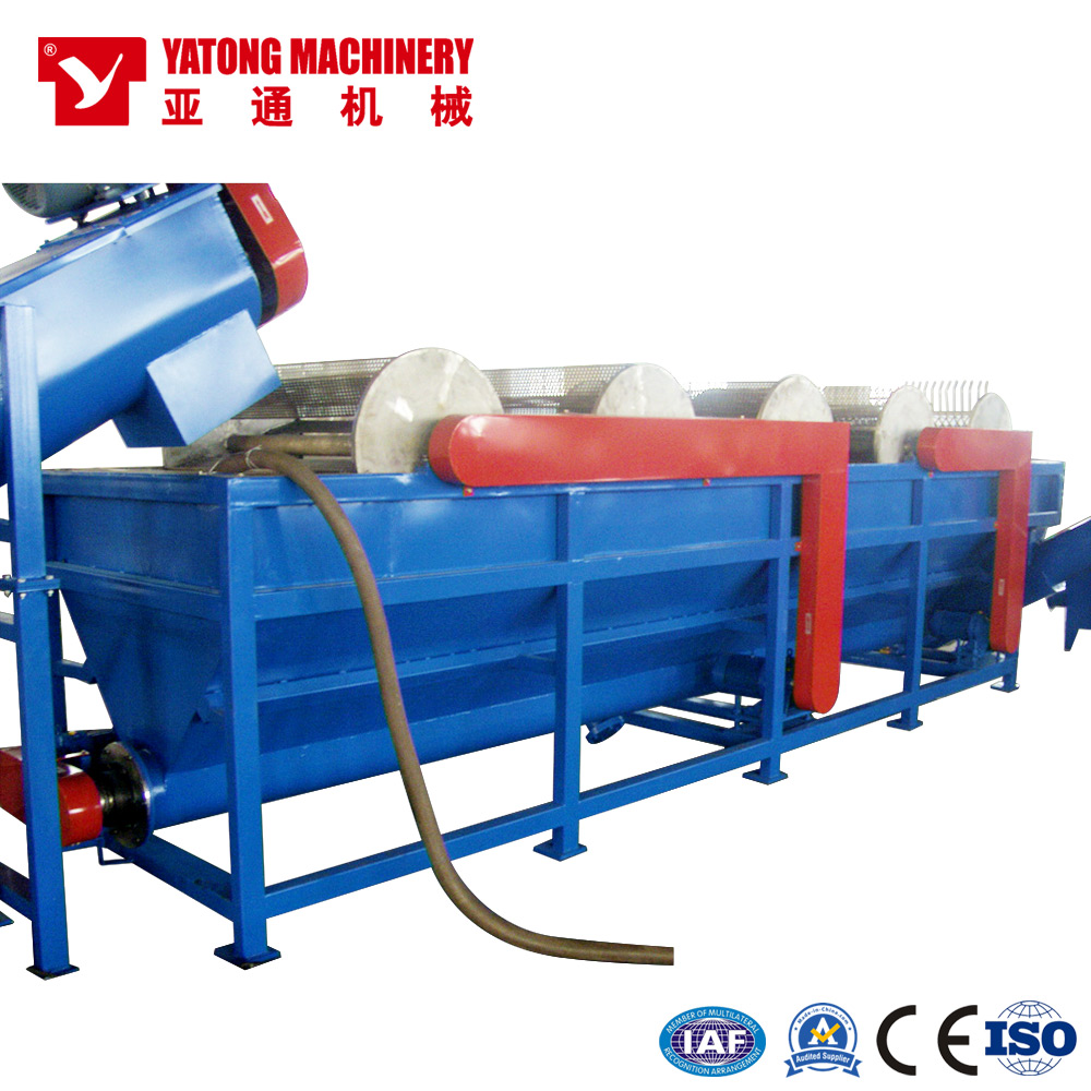 Yatong 500kg/H Plastic PP material Washing Machine recycling plant